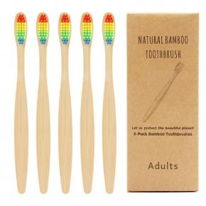 Buttom Flat Bamboo Toothbrush