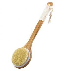 Long handle Bamboo Bath Body Dry Brush