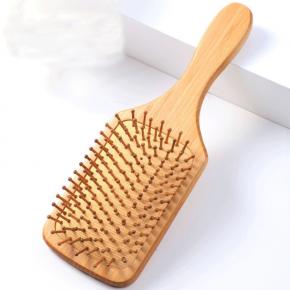 Bamboo Square shape Hair Brush  